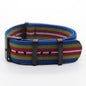 Black Canvas Nylon Strap With Elastic Strap