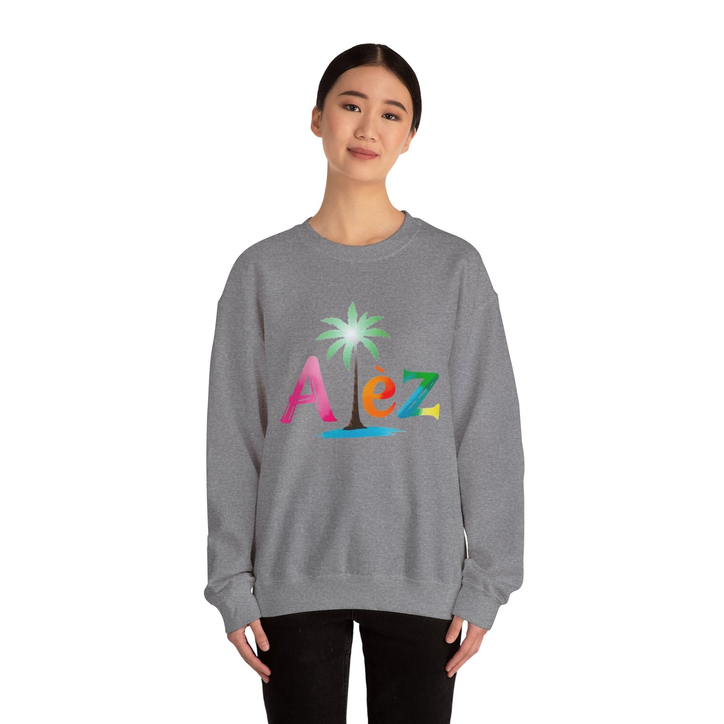 Alèz Tropical Vibes Unisex Crewneck Sweatshirt