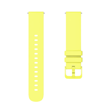 Flat Same Color Buckle Universal Silicone Strap