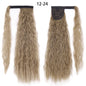 Ponytail Wig Water Wave Velcro Banding Chemical Fiber High Temperature Silk
