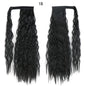 Ponytail Wig Water Wave Velcro Banding Chemical Fiber High Temperature Silk